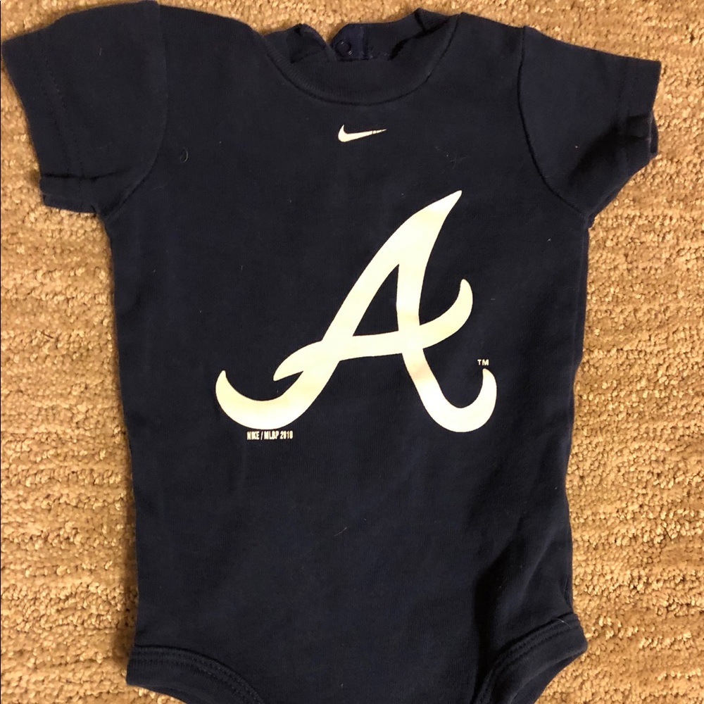 Atlanta Braves Nike onesie